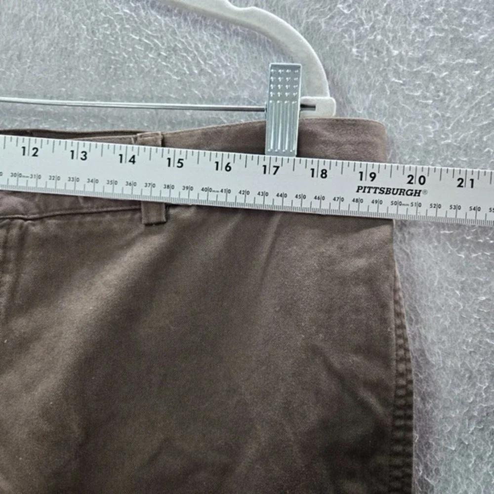 Lacoste Men Pants 38 Brown Chino Straight Pockets High Rise‎ 31 in Inseam